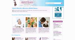 Desktop Screenshot of abritishnanny.co.uk